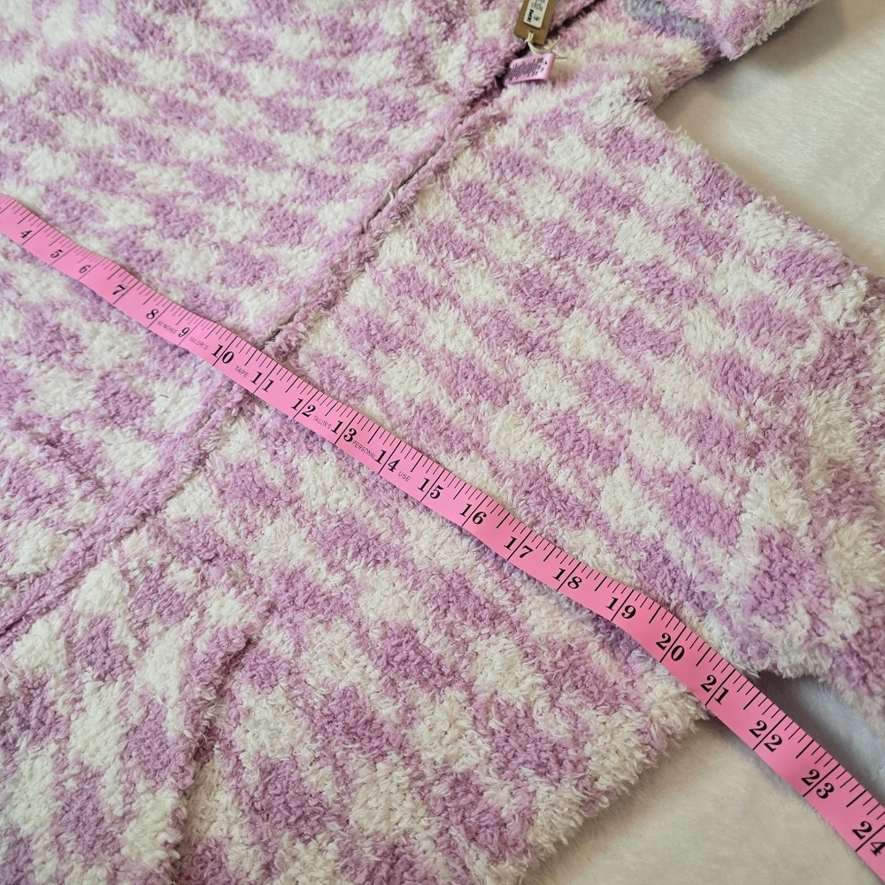SKIMS Cozy Knit Unisex Onesie in the limited edition "Petal Houndstooth" S/M - Picture 9 of 10